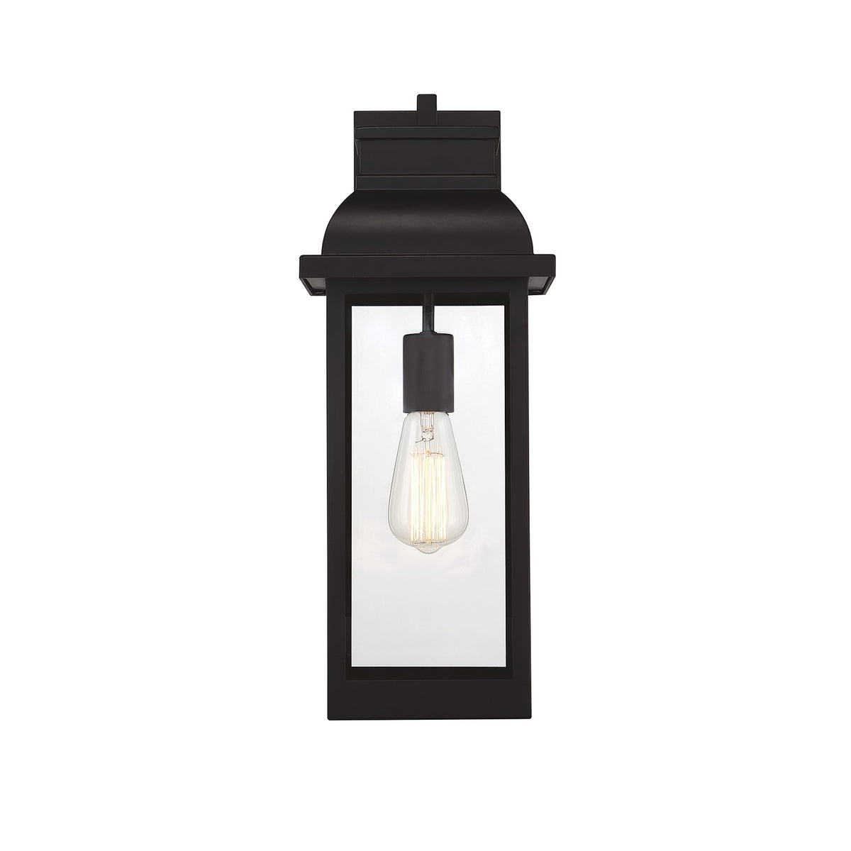Savoy House Drexel 18.5in 1-Light Outdoor Wall Lantern | Traditional English Bronze and Clear Glass | Front Door & Patio | Model L5-2936-13