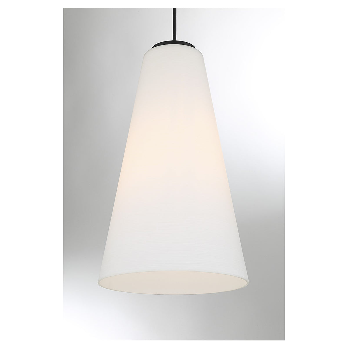 Savoy House Christos 10in 1-Light Pendant | Modern Farmhouse Matte Black and White Glass | Kitchen Island & Dining Room | Model L7-5001-1-89