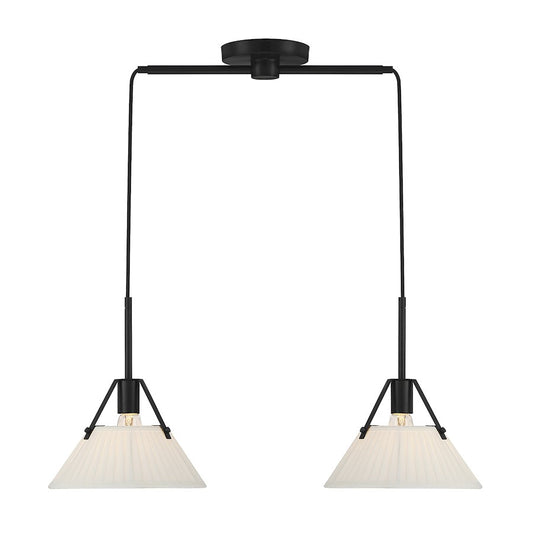 Meridian Vintage 2 Light Linear Chandelier