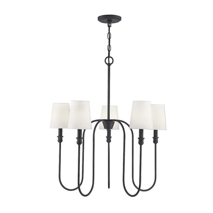 5-Light Chandelier, Aged Iron