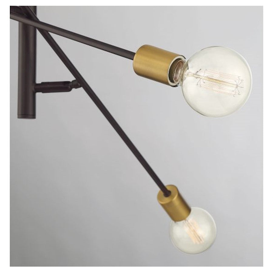 6-Light Chandelier, Oil Rubbed Bronze