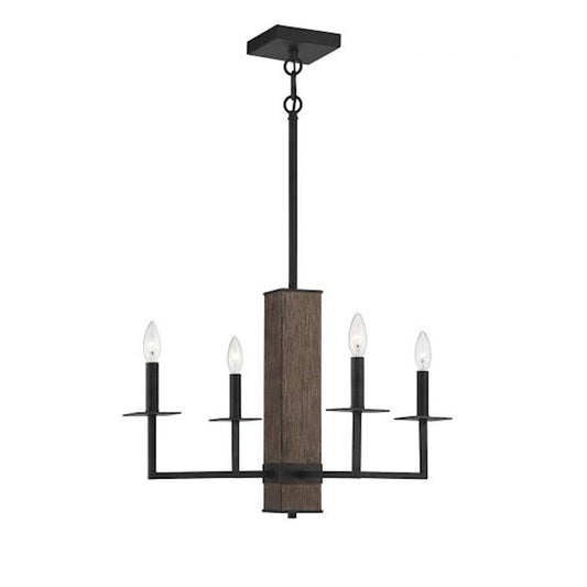 Savoy House 4-Light Chandelier, Remington - M10089DG