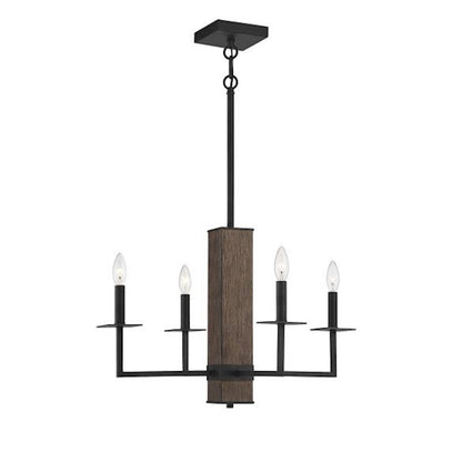 4-Light Chandelier, Remington