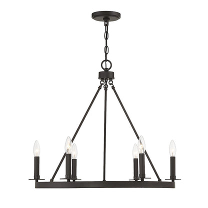 6-Light Chandelier, Oil Rubbed Bronze