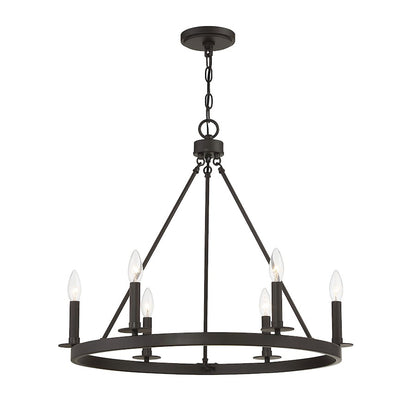 6-Light Chandelier, Oil Rubbed Bronze