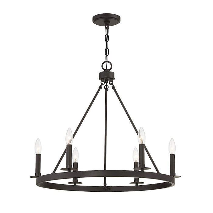 Savoy House 6-Light Chandelier, Oil Rubbed Bronze