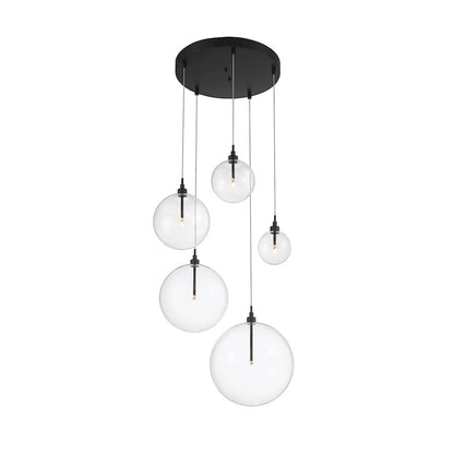 5 Light Pendant, Oil Rubbed Bronze