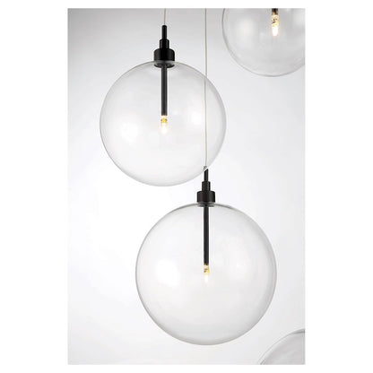 5 Light Pendant, Oil Rubbed Bronze