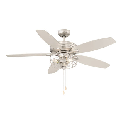 Savoy House 52" 3-Light Ceiling Fan, Brushed Nickel