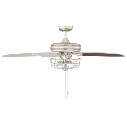 Savoy House 52" 3-Light Ceiling Fan, Brushed Nickel