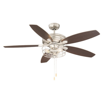 Savoy House 52" 3-Light Ceiling Fan, Brushed Nickel