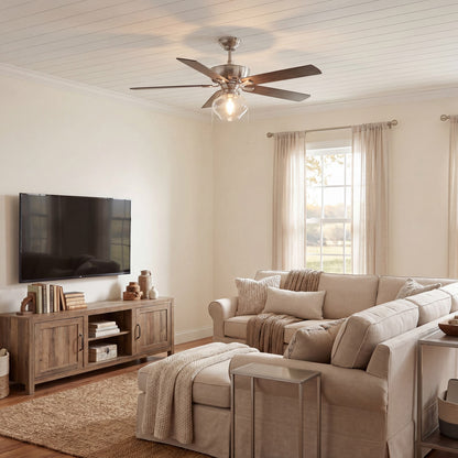 Meridian Farmhouse 52" 1 Light Ceiling Fan