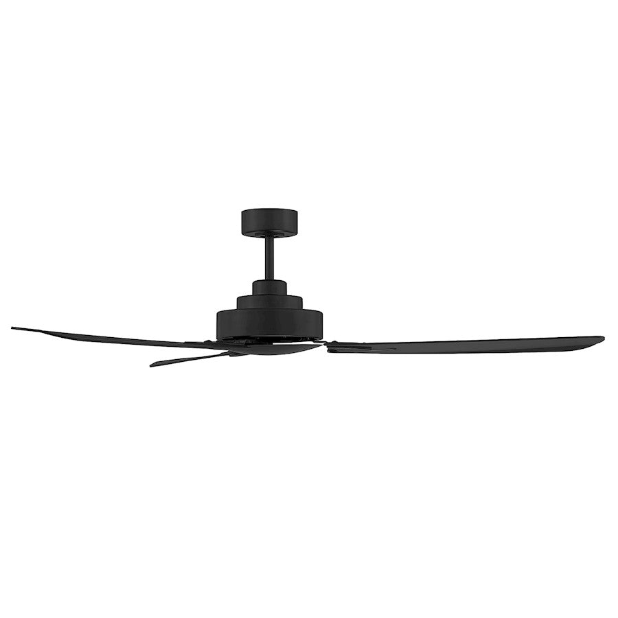 Savoy House 58" Ceiling Fan, Matte Black