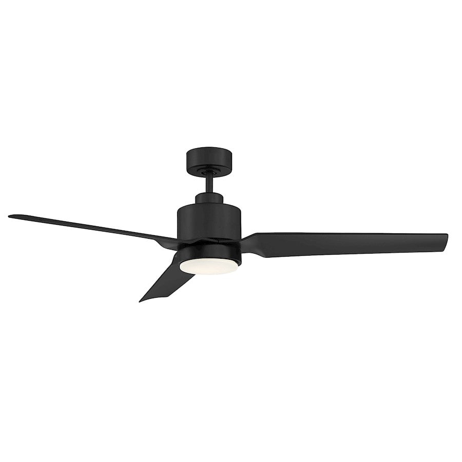 Savoy House 52" LED 15" Ceiling Fan, Matte Black