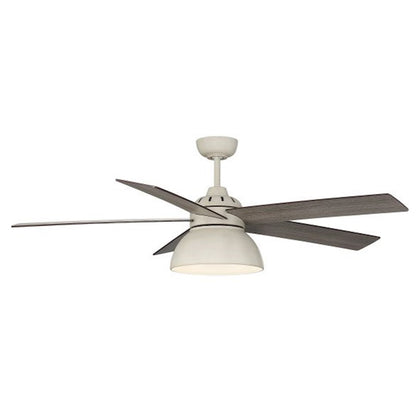 Savoy House 52" LED Ceiling Fan, Distressed White - M2014DWH