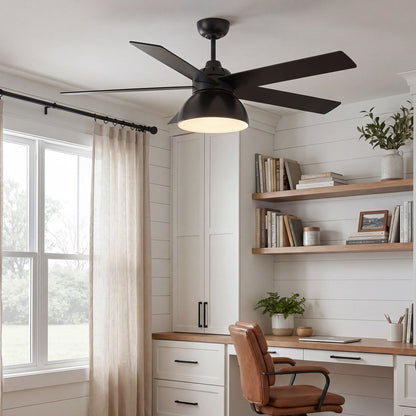 Meridian Modern Farmhouse 52" LED Ceiling Fan