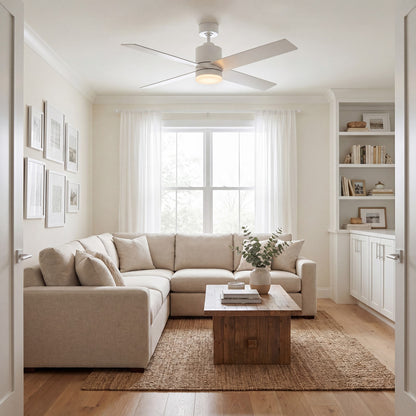 Savoy House 52" LED Ceiling Fan, White
