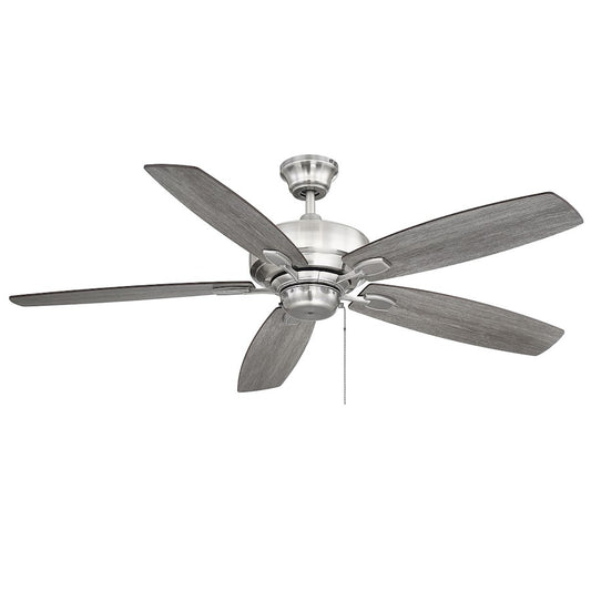 Savoy House 52" Ceiling Fan, Brushed Pewter