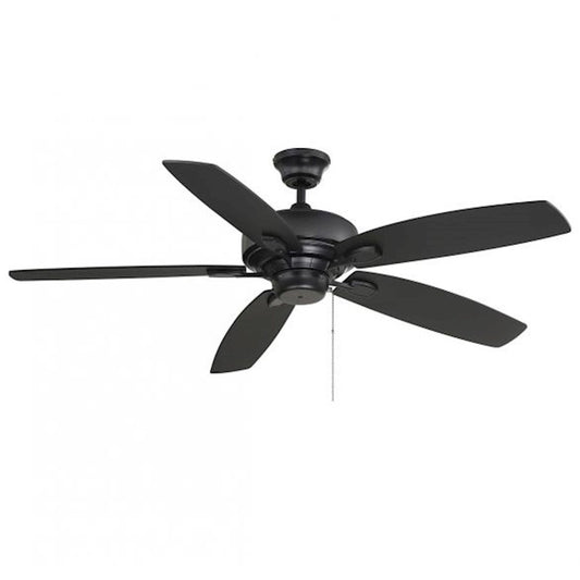 Savoy House 52" Ceiling Fan, Matte Black - M2016MBK