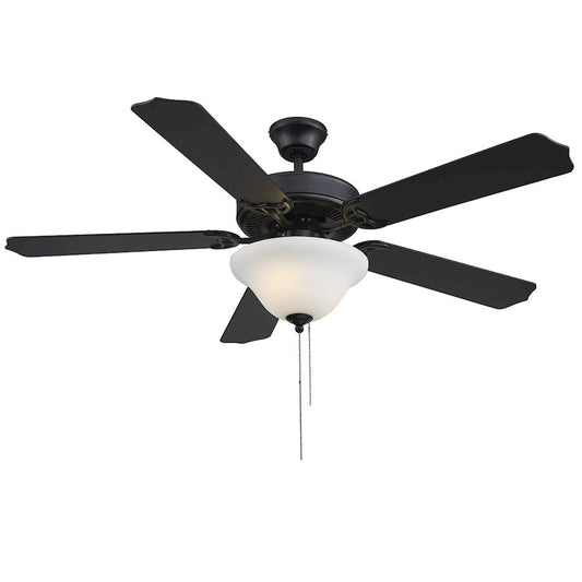 Savoy House 2018 52" 2-Light 26" Ceiling Fan, Matte Black