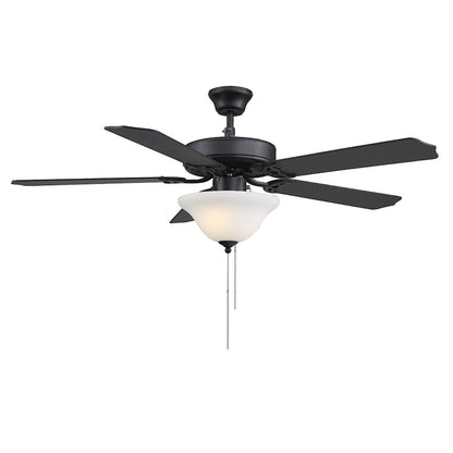 Savoy House 2018 52" 2-Light 26" Ceiling Fan, Matte Black