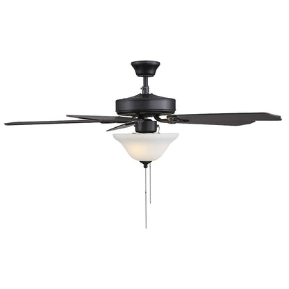 Savoy House 2018 52" 2-Light 26" Ceiling Fan, Matte Black