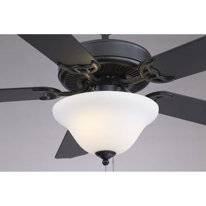 Savoy House 2018 52" 2-Light 26" Ceiling Fan, Matte Black