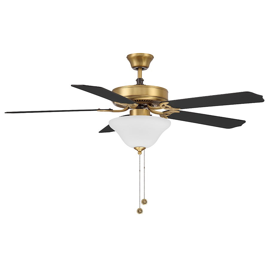 Savoy House 2018 52" 2-Light 26" Ceiling Fan, Natural Brass