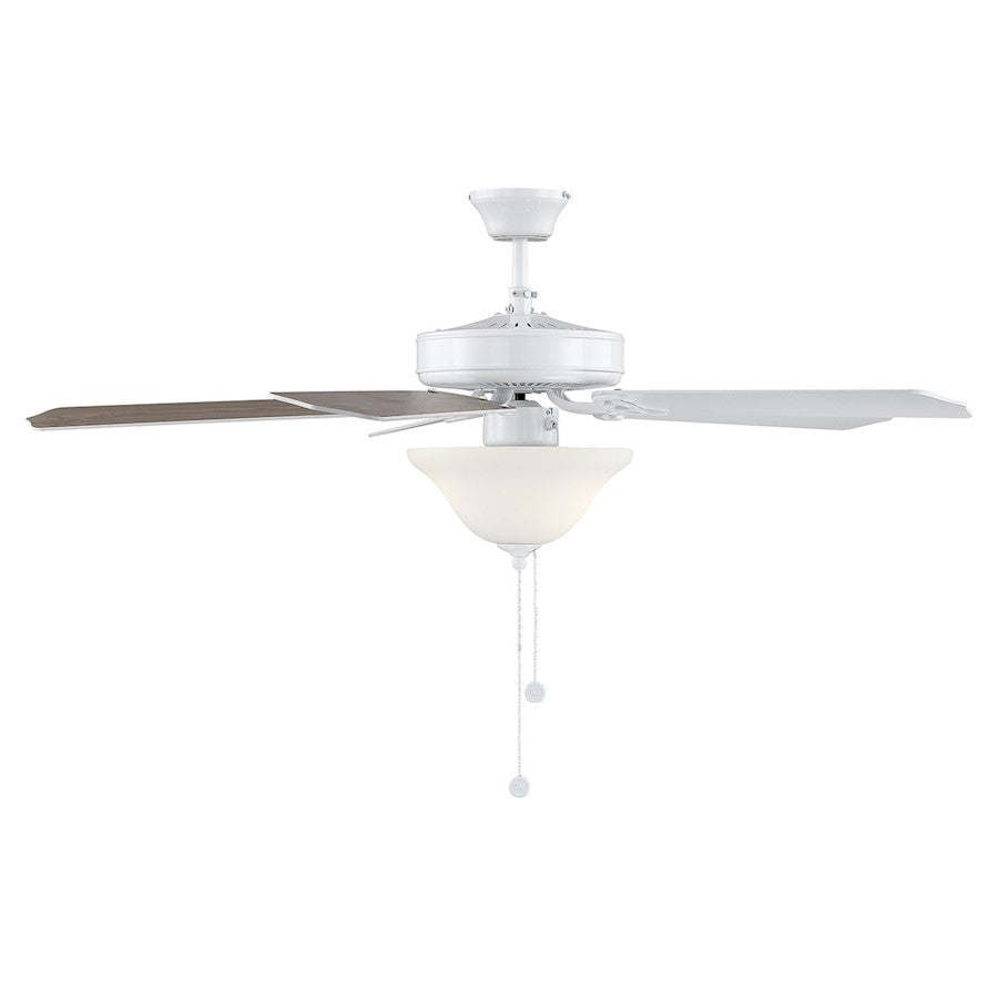 Savoy House 52" 2-Light Ceiling Fan, White