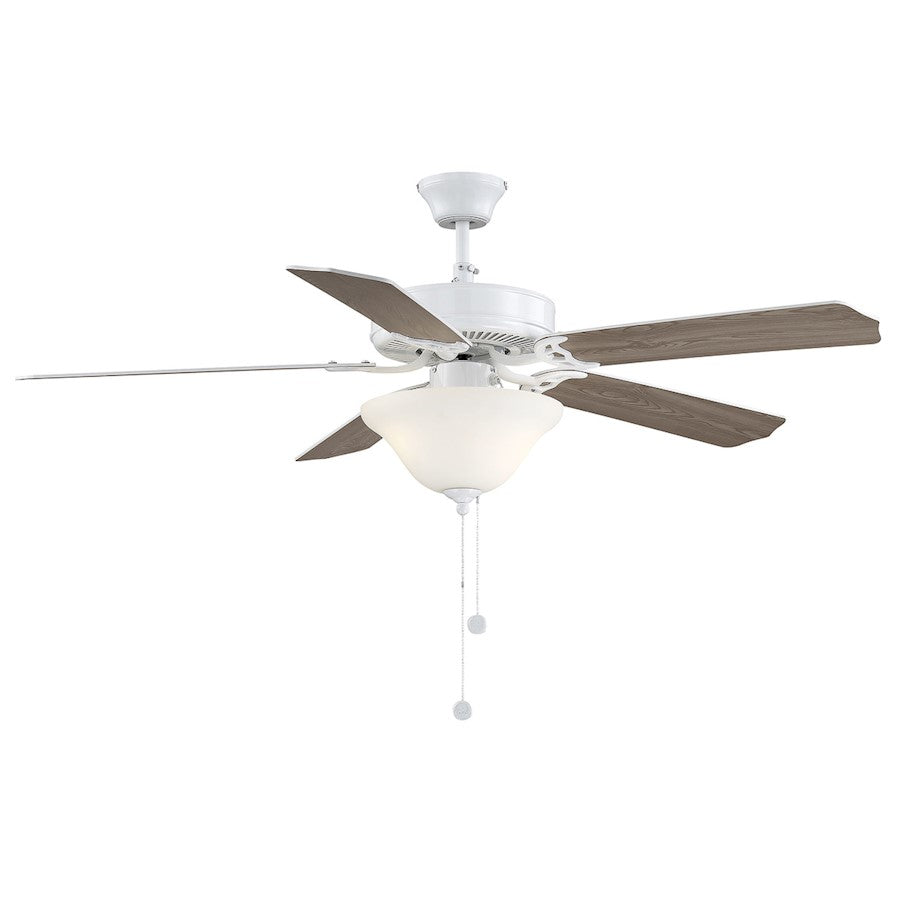 Savoy House 52" 2-Light Ceiling Fan, White