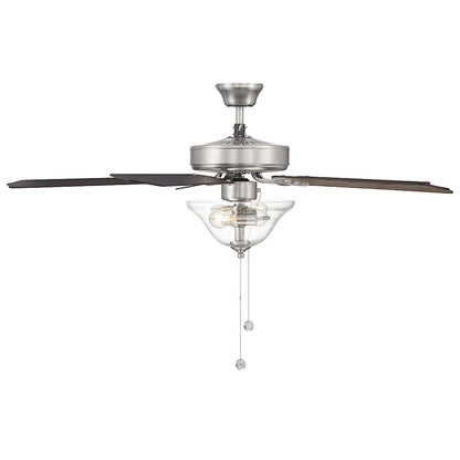 Savoy House 52" 2-Light 26" Ceiling Fan, Brushed Nickel