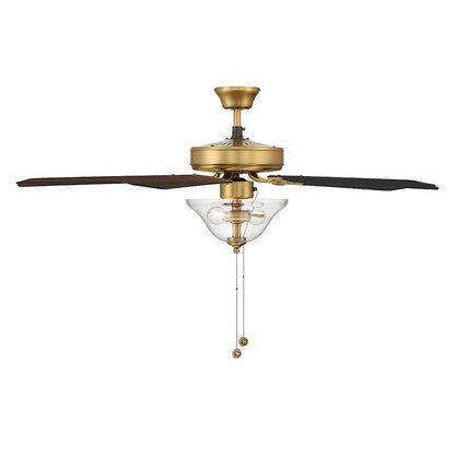 Meridian Traditional 2 Light 52" Ceiling Fan