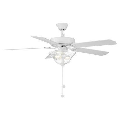 Meridian Traditional 2 Light 52" Ceiling Fan