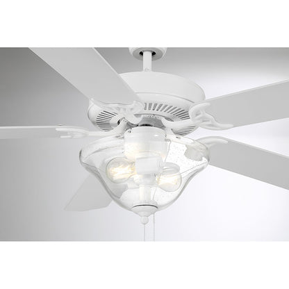 Savoy House 52" 2-Light Ceiling Fan, Bisque White