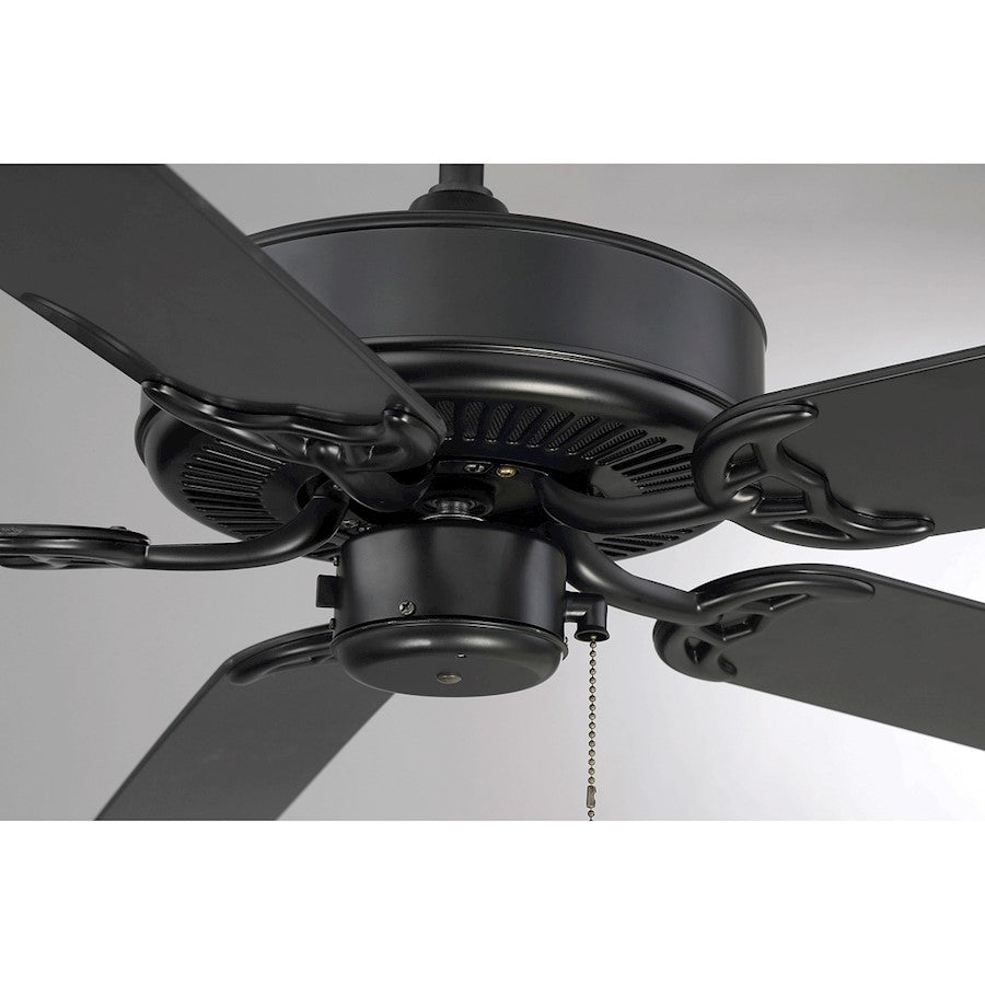 Savoy House 52" Outdoor Ceiling Fan, Matte Black