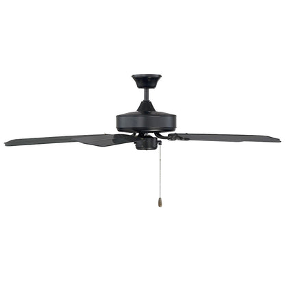 Savoy House 52" Outdoor Ceiling Fan, Matte Black
