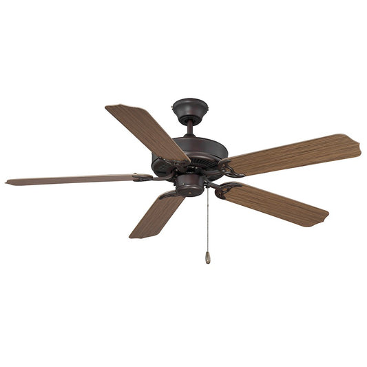 Savoy House 52" Outdoor Ceiling Fan, Oil Rubbed Bronze