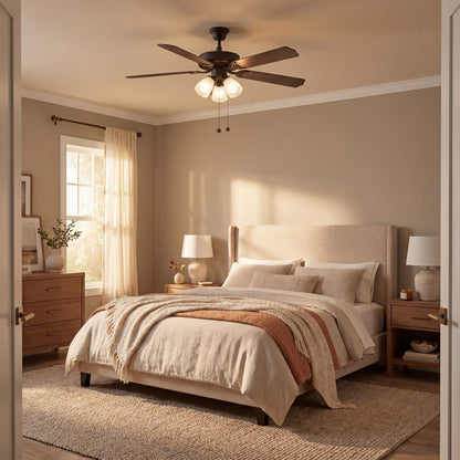Savoy Meridian 3 Light 52" Ceiling Fan