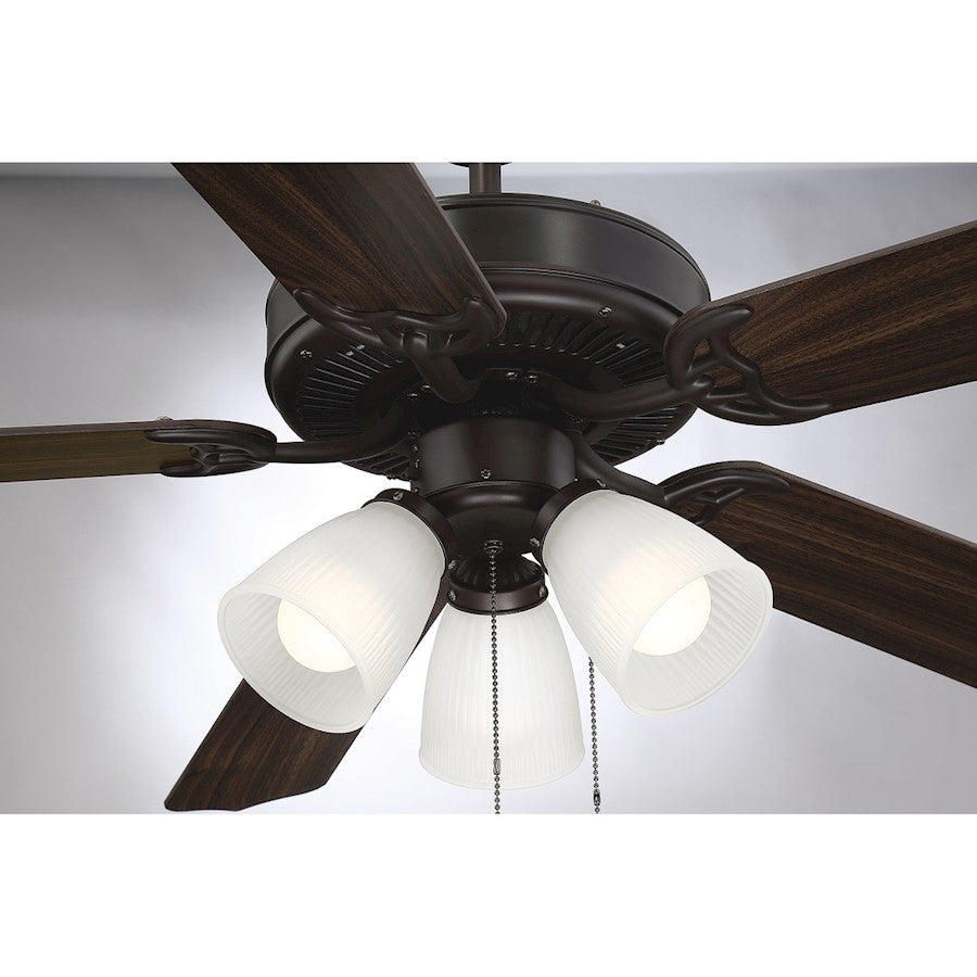 Savoy House 52" 3-Light 18" Ceiling Fan, Oil Rubbed Bronze