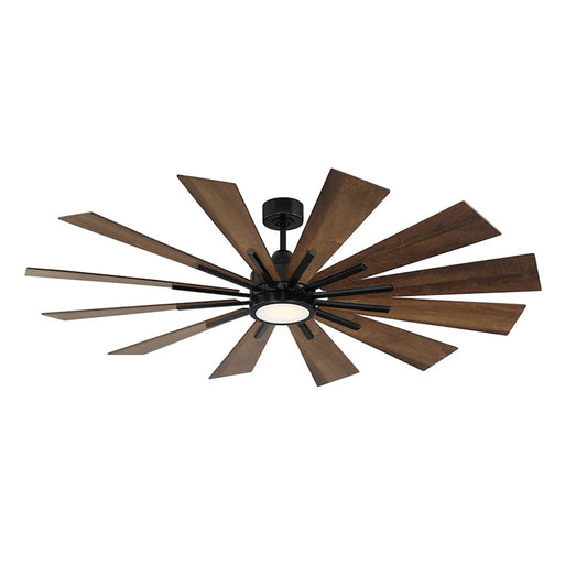 Savoy House 60" LED Ceiling Fan, Matte Black - M2024MBK