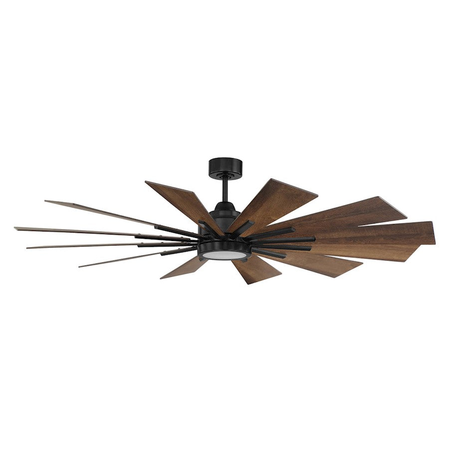 Savoy House 60" LED Ceiling Fan, Matte Black