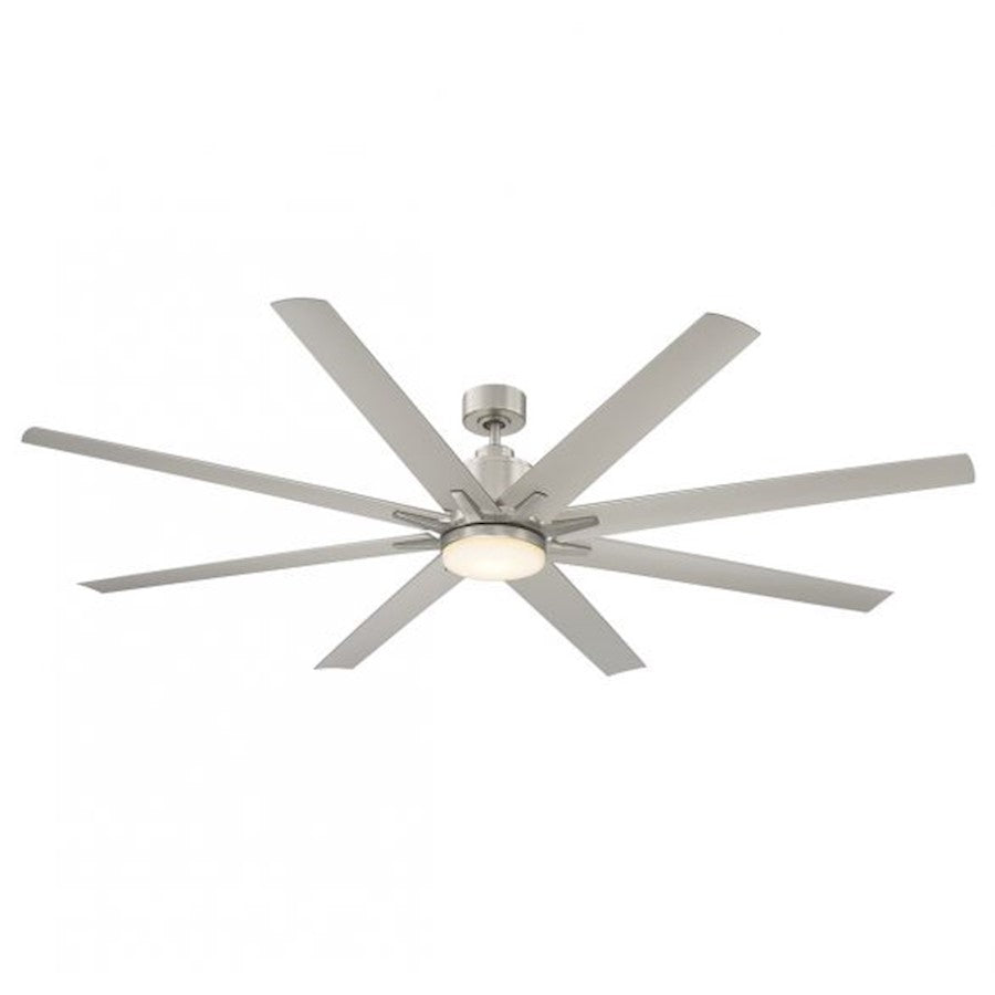 Savoy House 72" LED Outdoor Ceiling Fan, Brushed Nickel - M2025BN