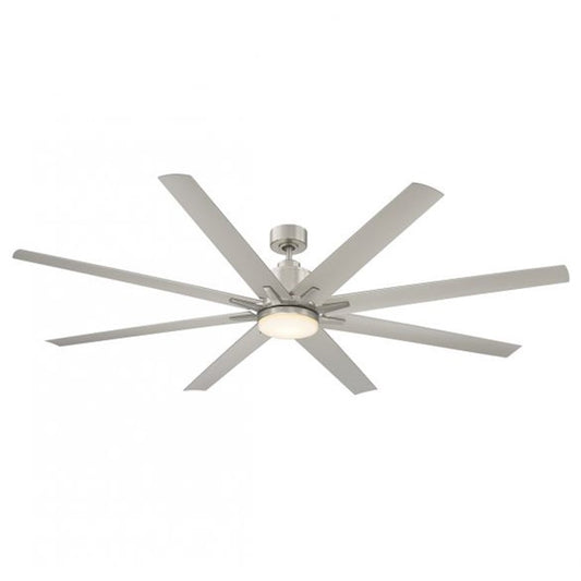 Savoy House 72" LED Outdoor Ceiling Fan, Brushed Nickel