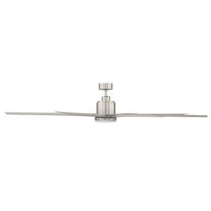 Savoy House 72" LED Outdoor Ceiling Fan, Brushed Nickel