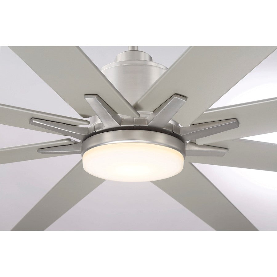 Savoy House 72" LED Outdoor Ceiling Fan, Brushed Nickel