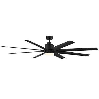 Savoy House 72" LED Outdoor Ceiling Fan, Matte Black - M2025MBK