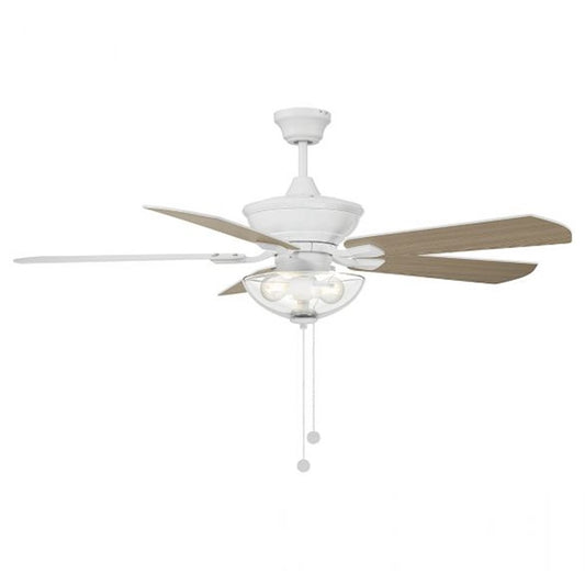 Savoy House 52" 2-Light Outdoor Ceiling Fan, White - M2026WHRV