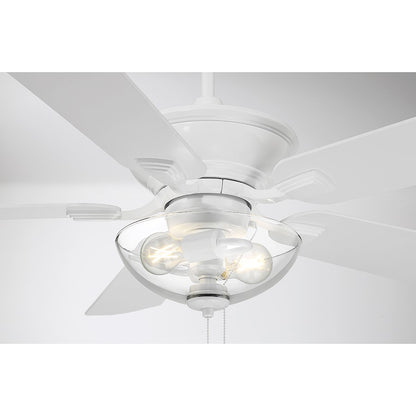 Savoy House 52" 2-Light Outdoor Ceiling Fan, White