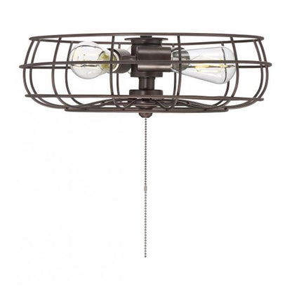 Savoy Meridian 3 Light Fan Light Kit, Oil Rubbed Bronze