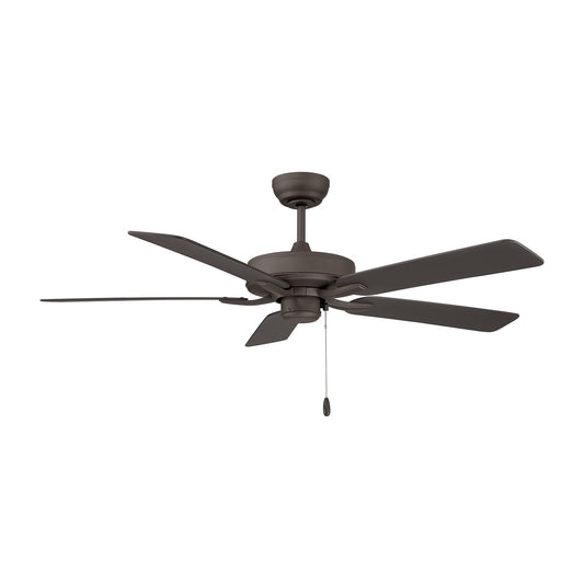 Savoy House 52in Ceiling Fan | Transitional Oil Rubbed Bronze Metal and ABS | Covered Patio & Outdoor Living | 52 x 52 x 7.75 in | Model M2038ORB